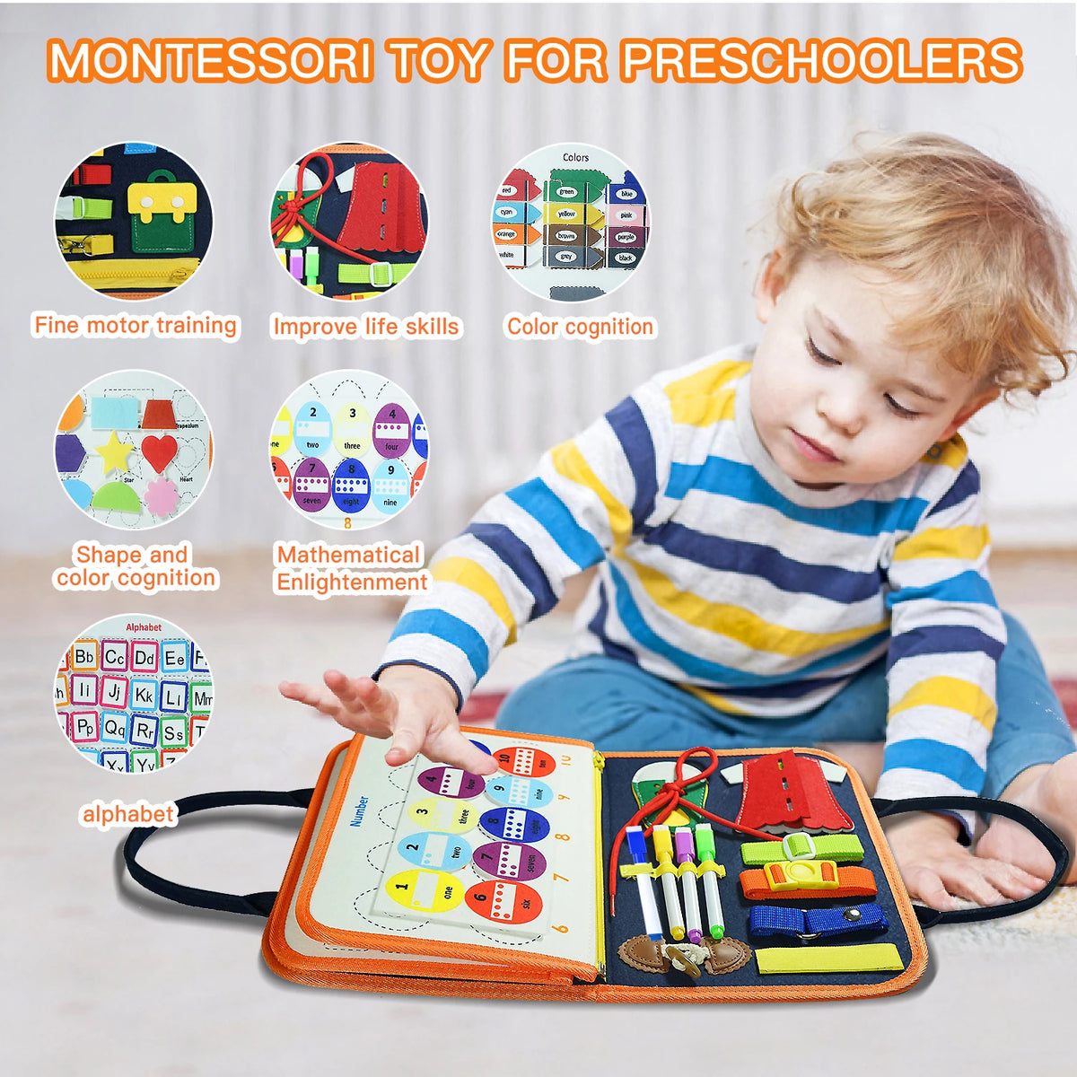 Tableau d'activités Montessori 3-6 ans