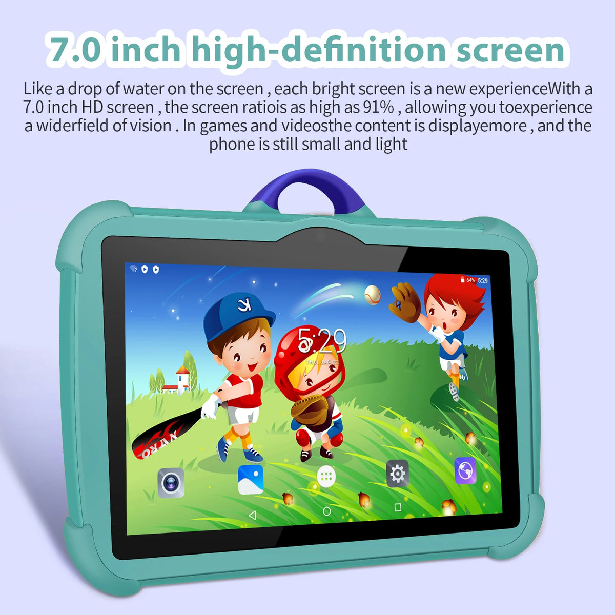 Tablette Éducative 7" Android 13 pour Enfants