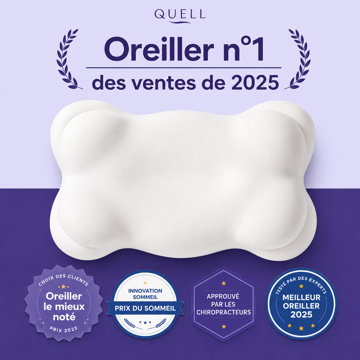Oreiller Cervical Orthopédique QUELL™