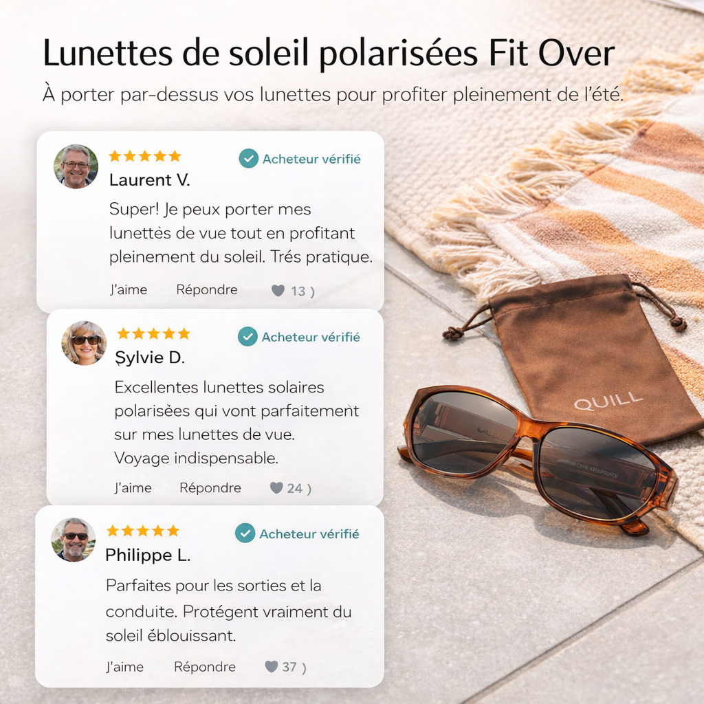 Lunettes de soleil polarisées Fit Over