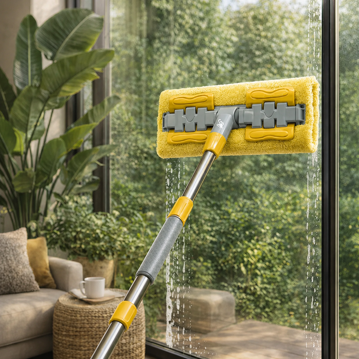 Serpillère Rotative Renforcée + 5 Chiffons Gratuits