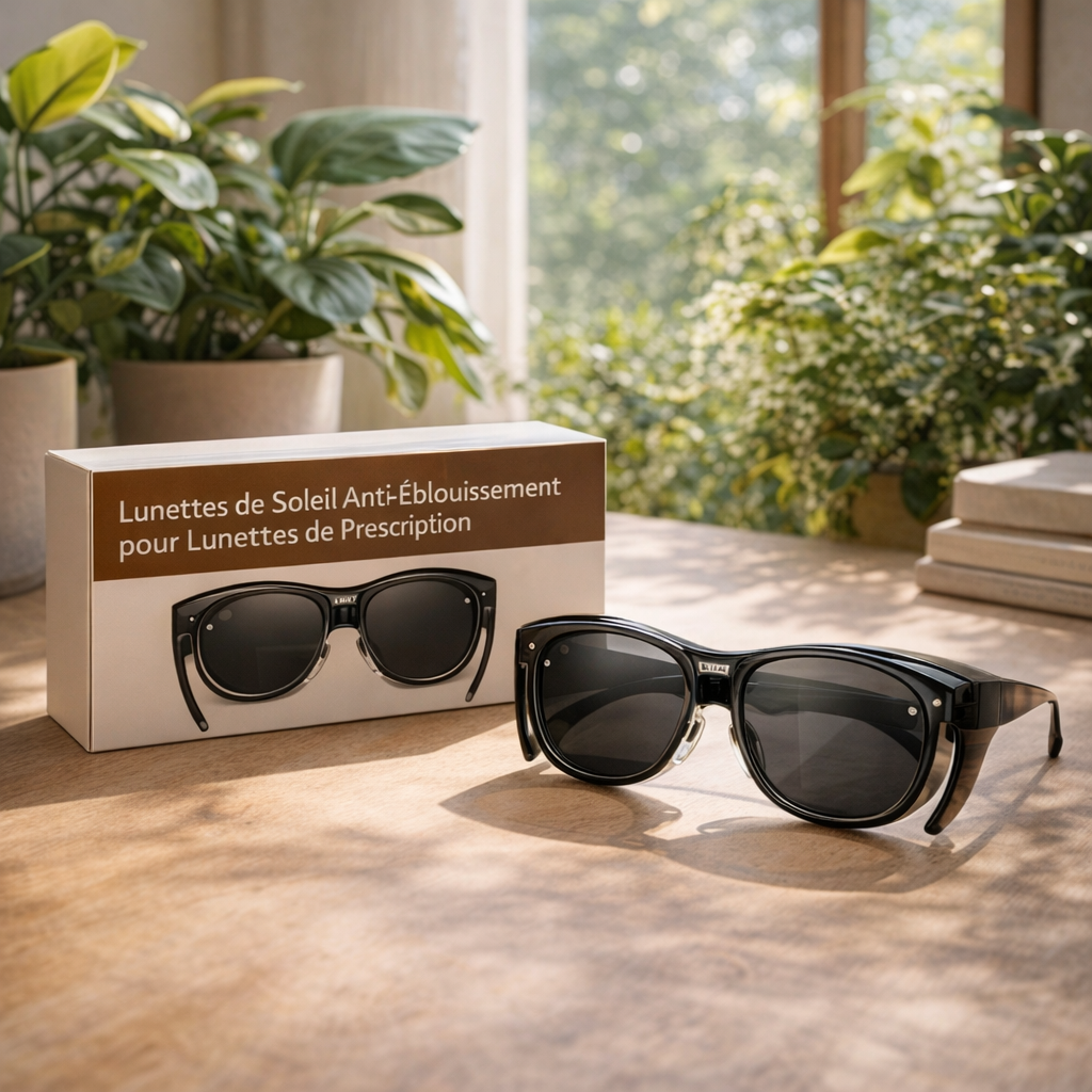 Lunettes de Soleil Anti-Éblouissement pour Lunettes de Prescription