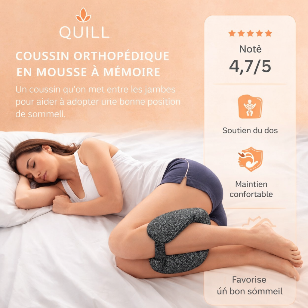 Coussin Orthopédique en Mousse à Mémoire